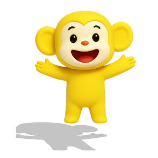 Mimo the monkey waving